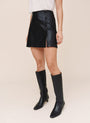 Bella DahlAsymmetrical Wrap Skirt - BlackSkirts