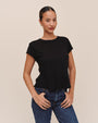 Bella DahlBaby Crew Tee - BlackTops
