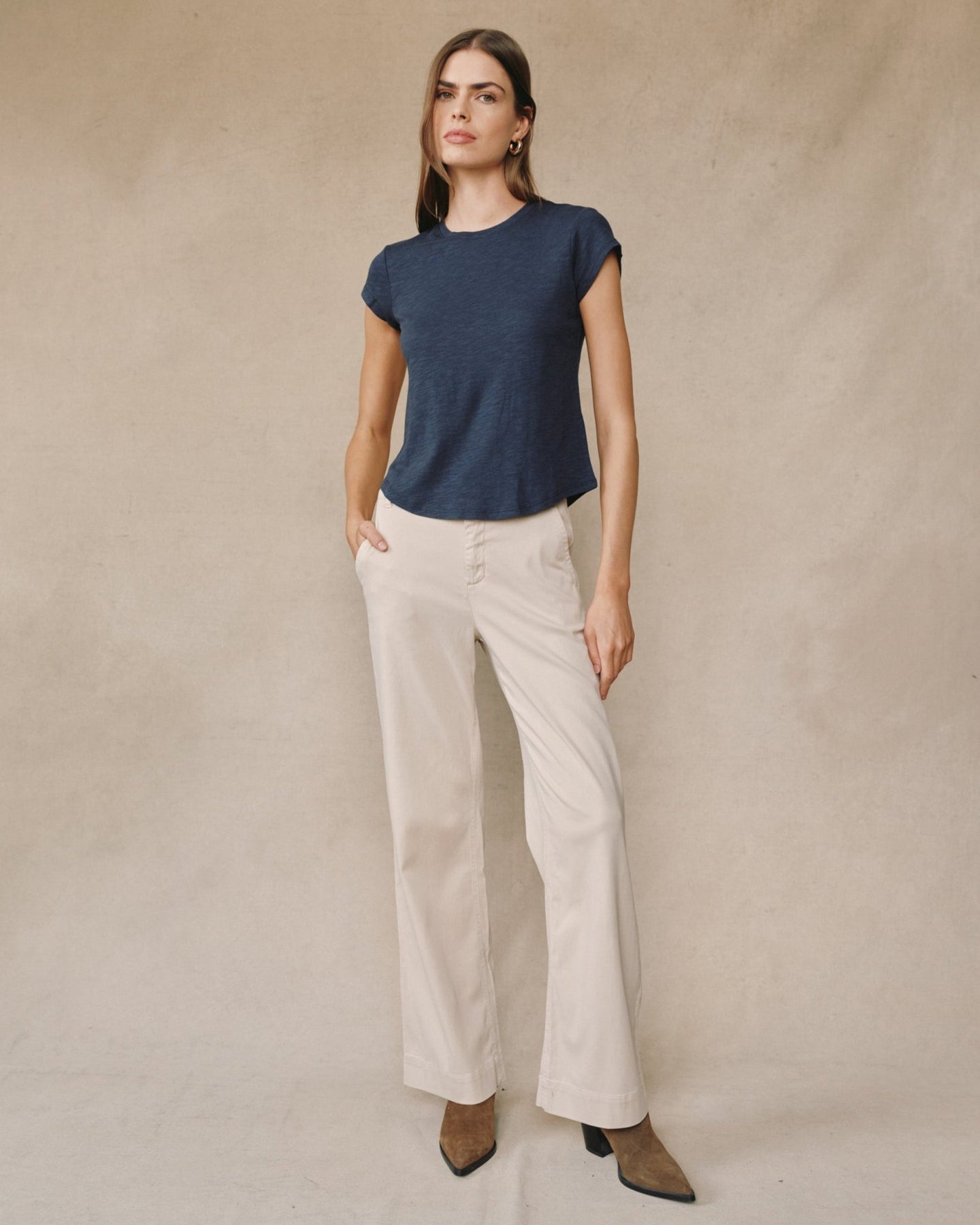 Bella DahlBaby Crew Tee - Endless SeaTops