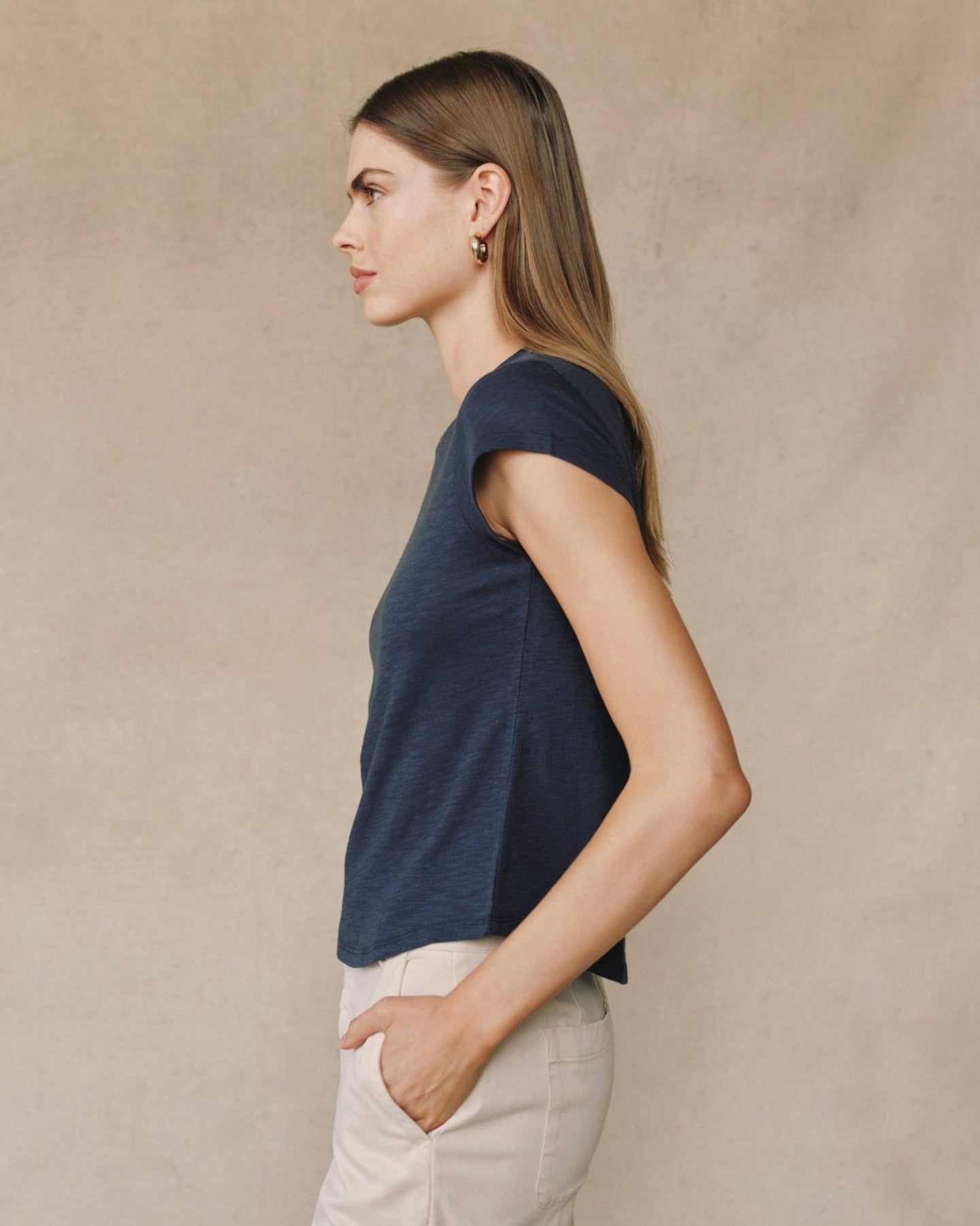 Bella DahlBaby Crew Tee - Endless SeaTops