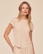 Bella DahlBaby Crew Tee - Linen SandTops