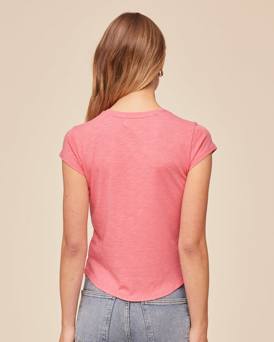 Bella Dahl Baby Crew Tee - Spiced Hibiscus View 2