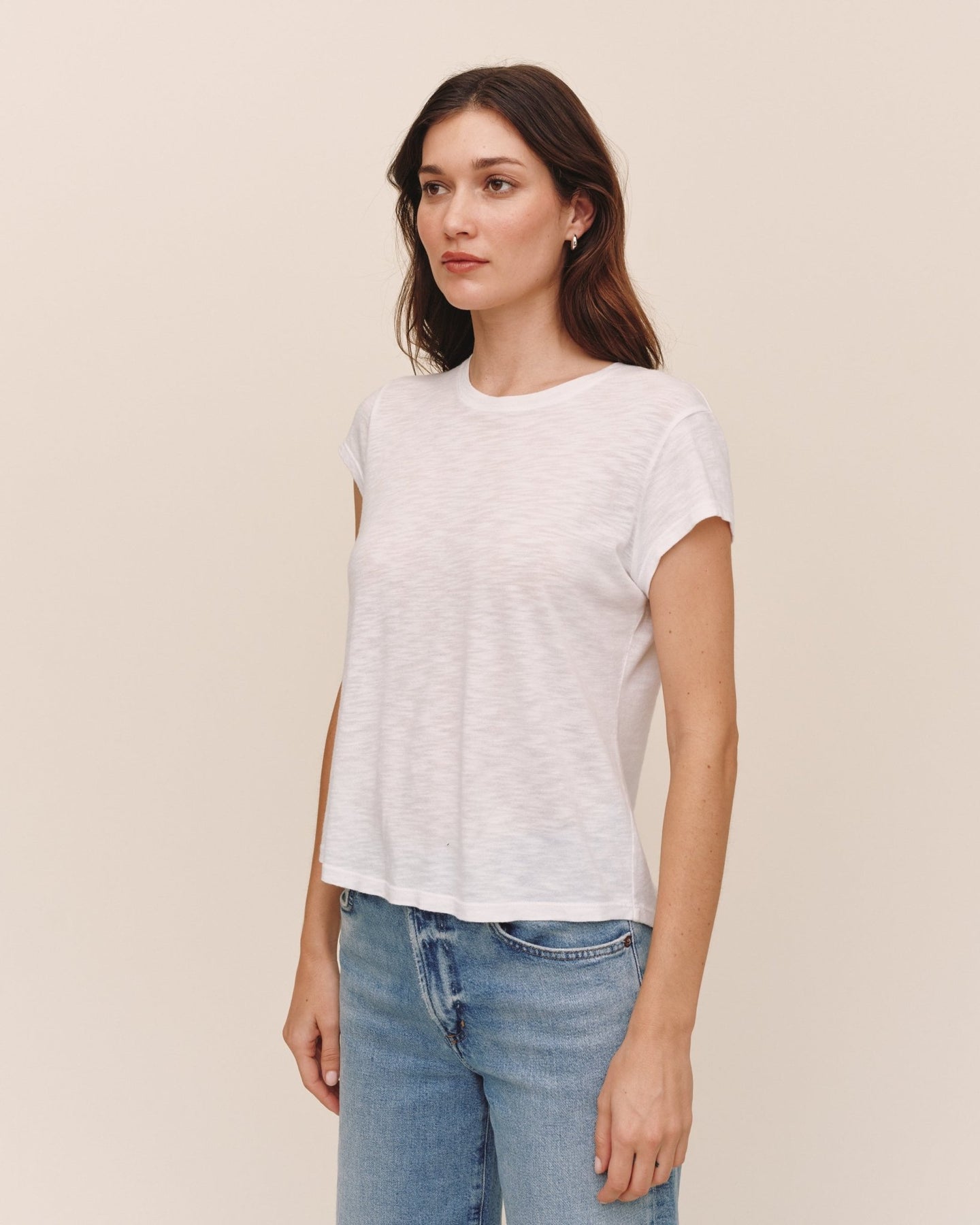 Bella DahlBaby Crew Tee - WhiteTops