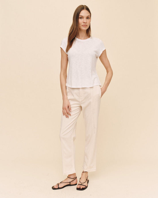 Bella Dahl Baby Crew Tee - White View 2