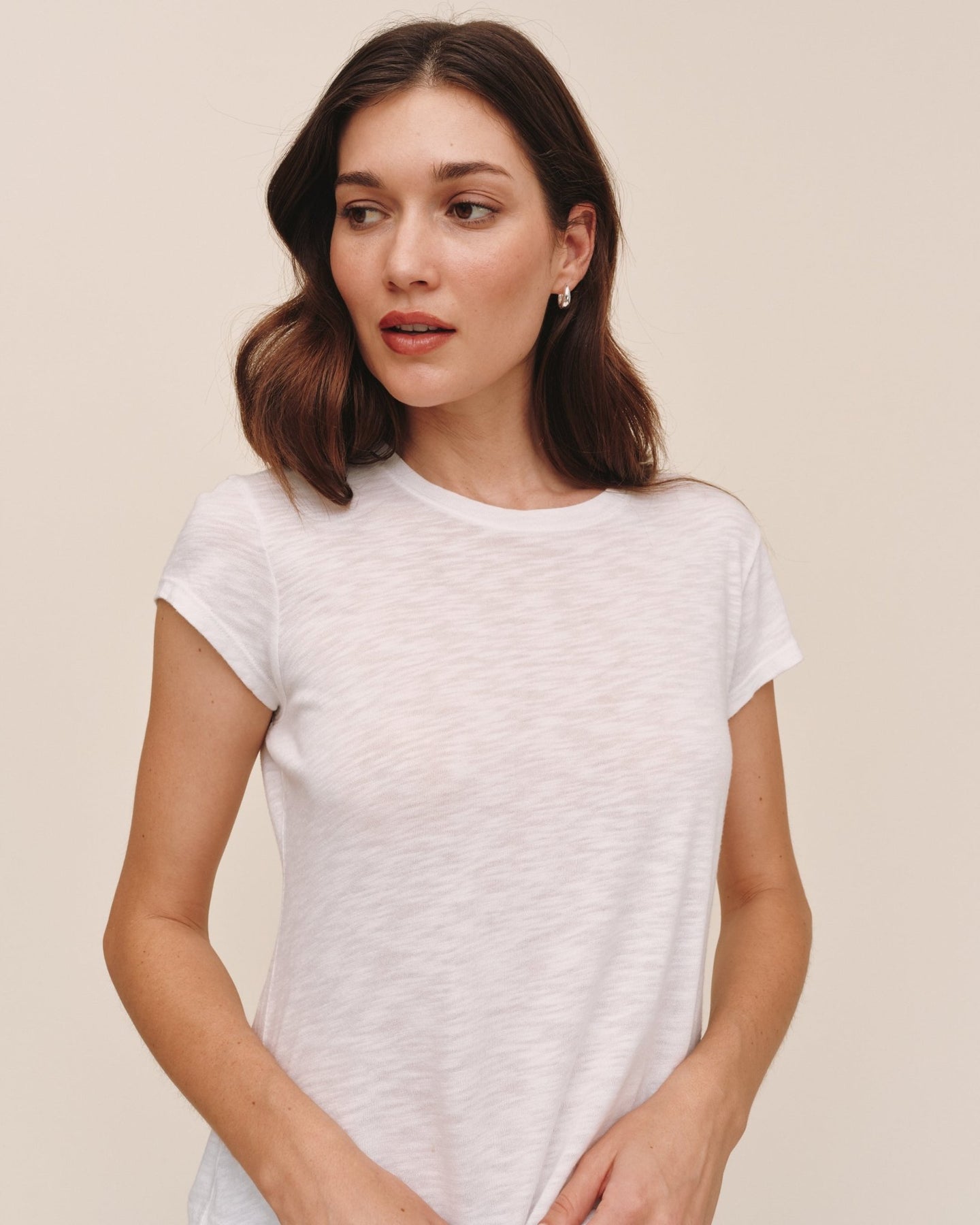 Bella DahlBaby Crew Tee - WhiteTops