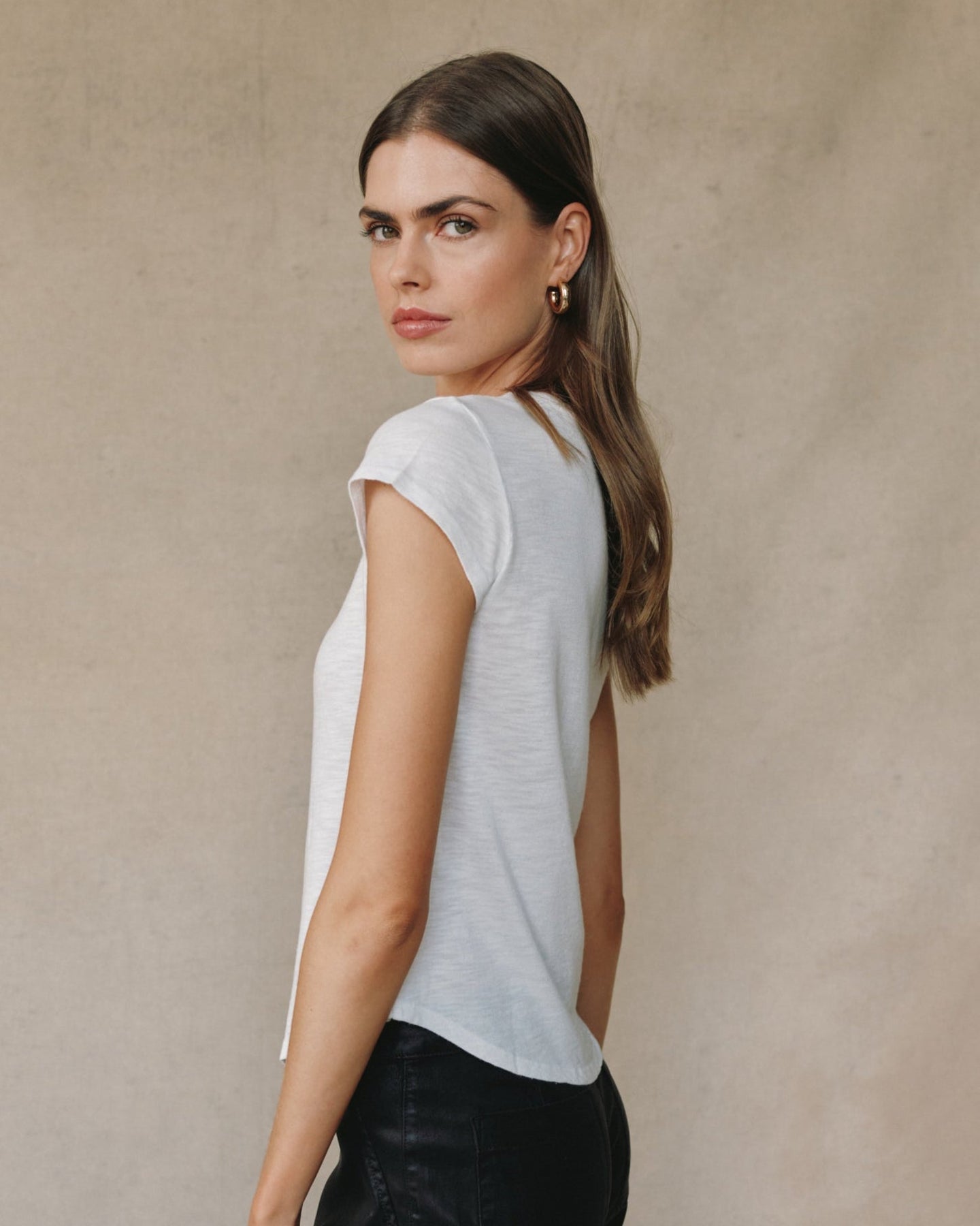 Bella DahlBaby Crew Tee - WhiteTops