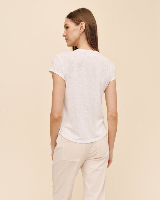 Bella Dahl Baby Crew Tee - White View 2