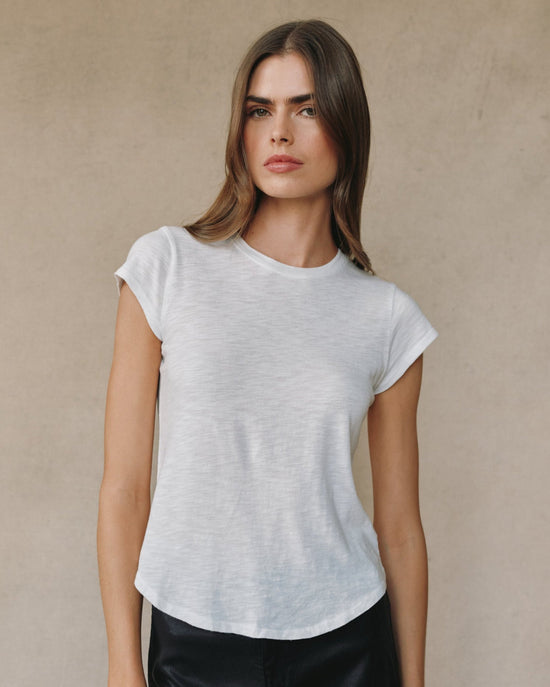 Bella Dahl Baby Crew Tee - White View 2