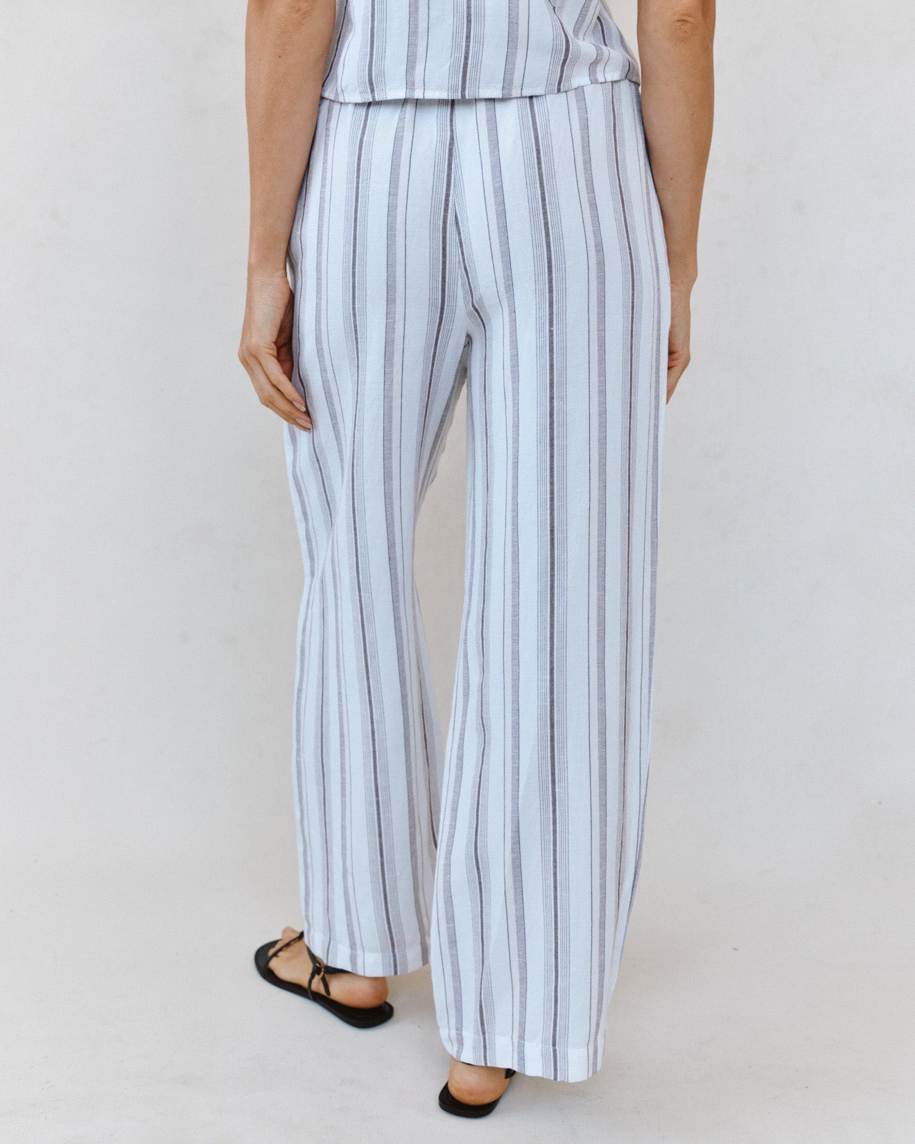 Beach Pant With Tassel Drawstring - Rosewood Stripe – Bella Dahl