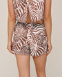 Bella DahlBeach Short With Beaded Ties - Abstract Shell PrintShorts