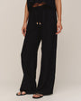 Bella DahlBeaded Drawstring Beach Pant - BlackPants
