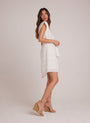Bella DahlBelted Cap Sleeve Dress - WhiteDresses