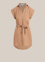 Bella DahlBelted Linen Shirt Dress- Desert BrownDresses