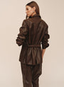Bella DahlBelted Utility Jacket - CappuccinoCoats & Jackets
