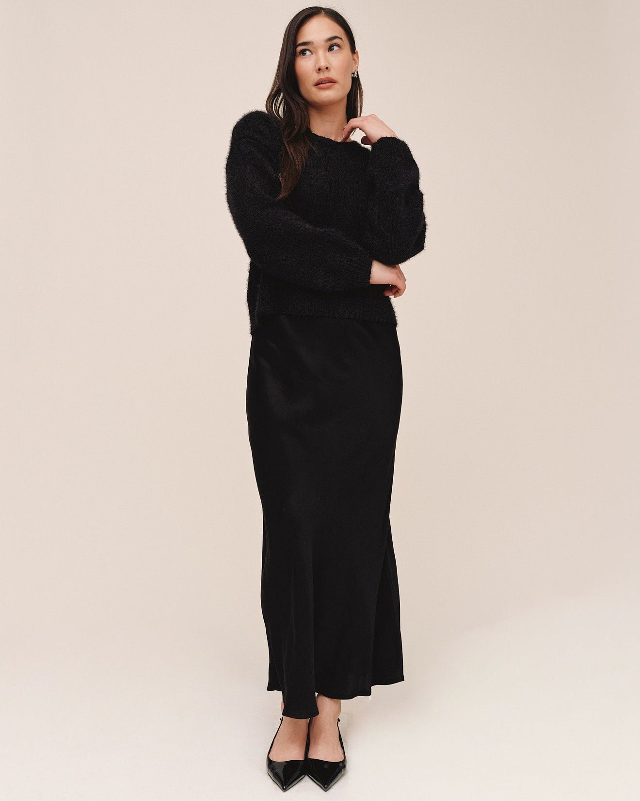 Bella DahlBias Maxi Skirt - BlackSkirts