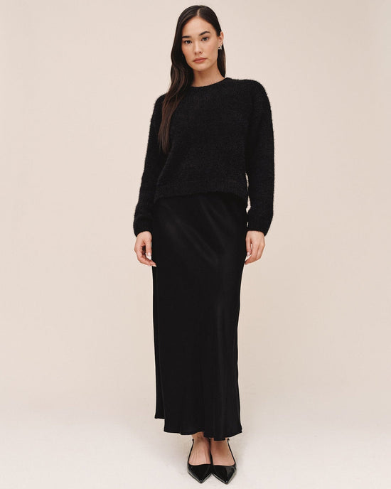 Bella Dahl Bias Maxi Skirt - Black