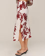 Bella DahlBias Side Slit Skirt - Island Damask PrintSkirts