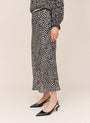 Bella DahlBias Skirt With Stripe Elastic Waistband - Sketched Stars PrintSkirts