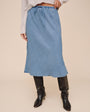 Bella DahlBias Skirt With Tie - Indigo Harbor WashSkirts