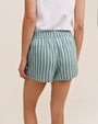Bella DahlBoxer Short - Emerald Surf StripeShorts