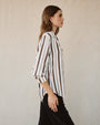 Bella DahlBoyfriend Button Down - Autumn Lurex StripeTops