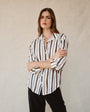 Bella DahlBoyfriend Button Down - Autumn Lurex StripeTops