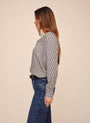 Bella DahlButton Down Shirt - Vintage PinstripeTops