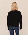 Bella DahlButton Placket Pullover Sweater - BlackSweaters