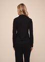 Bella DahlButton Up Knit Top - BlackTops