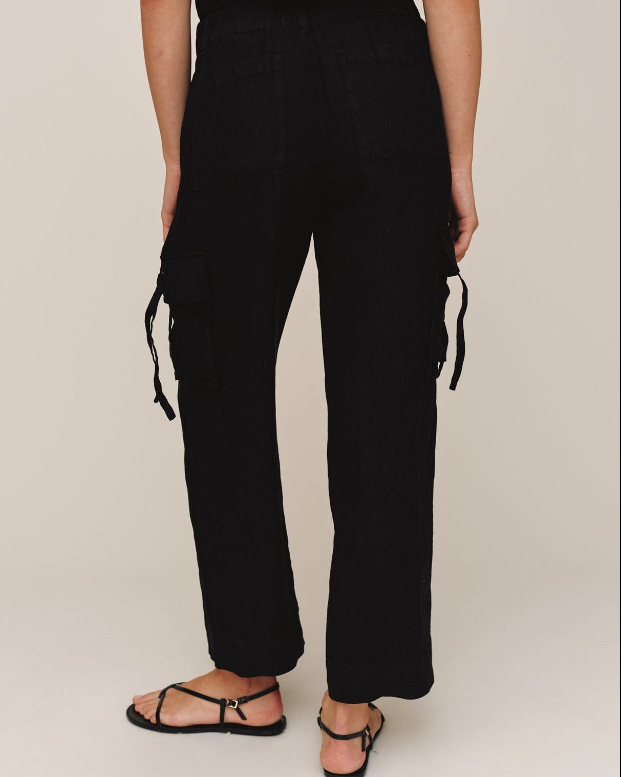 Bella DahlCargo Ties Pant - BlackPants