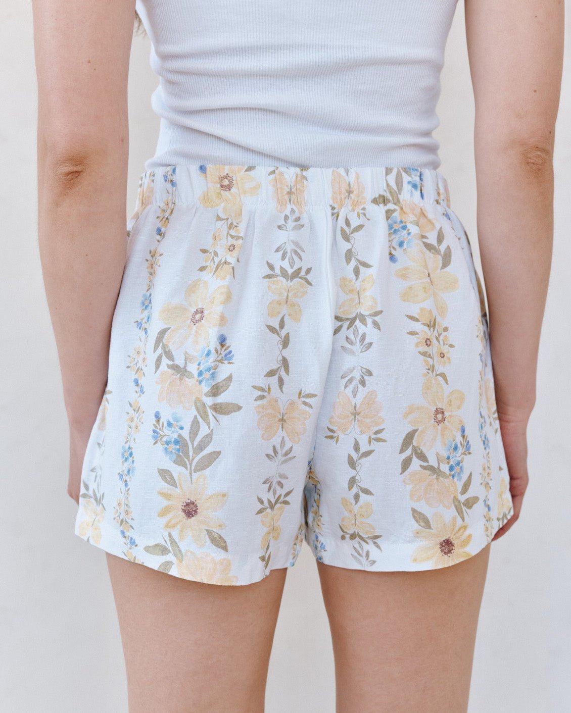 Bella DahlCatalina Short - Wildflower Stripes PrintShorts