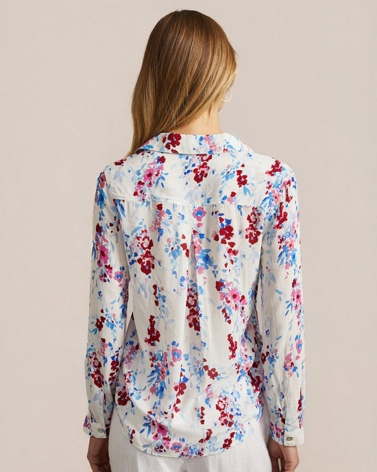 Bella Dahl Classic Button Down - Nautical Bloom Print View 2