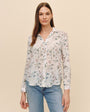 Bella DahlClassic Button Down - Painted Petals PrintTops