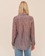Bella DahlClassic Button Down - Plum Gingham PrintTops