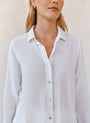 Bella DahlClassic Button Down Shirt - WhiteTops