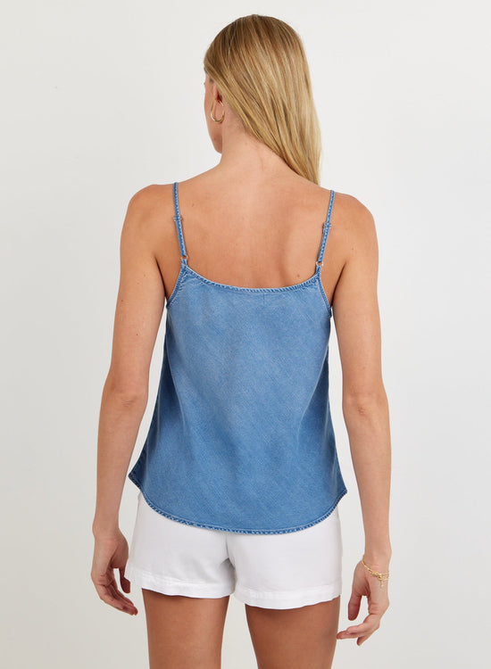 Bella Dahl Clean Cami - Indigo Harbor Wash View 2