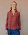 Bella DahlClean Front Pullover - Ruby DuskTops