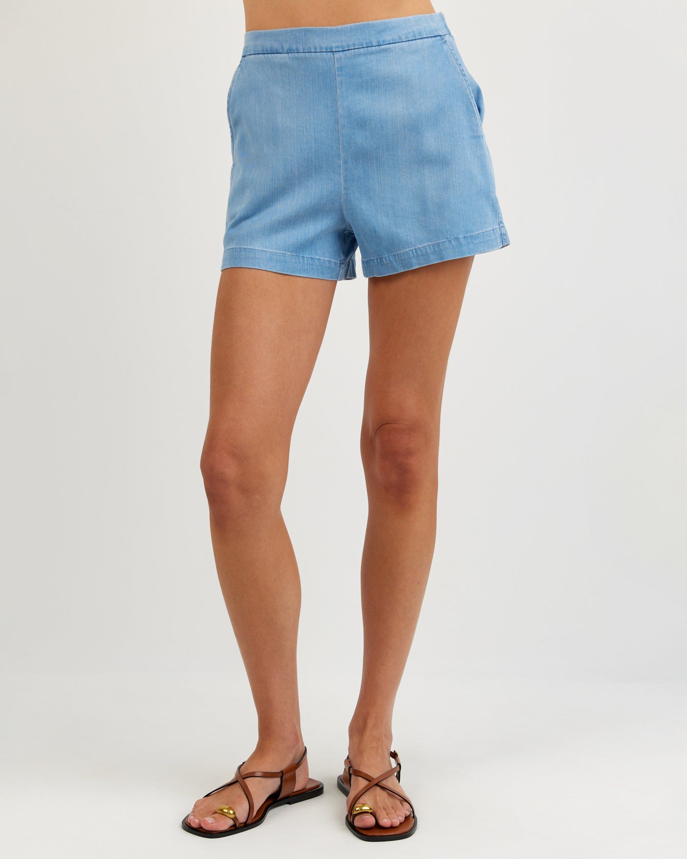 Bella DahlClean Front Short - Indigo Lake WashShorts