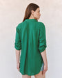 Bella DahlClean Shirt With Roll Sleeve - Palm GreenTops