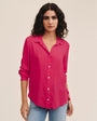 Bella DahlClean Shirt With Roll Sleeve - Pink ParadiseTops