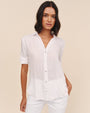 Bella DahlClean Shirt With Roll Sleeve - WhiteTops