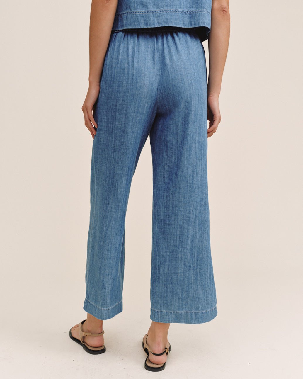 Bella DahlClean Waist Denim Pant - Island Blue WashPants