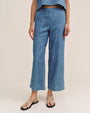 Bella DahlClean Waist Denim Pant - Island Blue WashPants