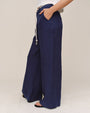 Bella DahlClean Waist Pintuck Wide Leg - Nautical NightPants