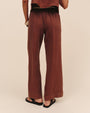 Bella DahlClean Waist Pintuck Wide Leg - Sea Glass BrownPants