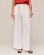 Bella DahlClean Waist Pintuck Wide Leg - WhitePants