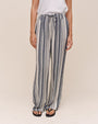 Bella DahlClean Wide Leg Pant - Worn Navy StripePants