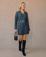 Bella DahlCollared Pullover Sweater Dress - CharcoalDresses