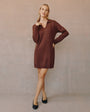 Bella DahlCollared Pullover Sweater Dress - Red OakDresses