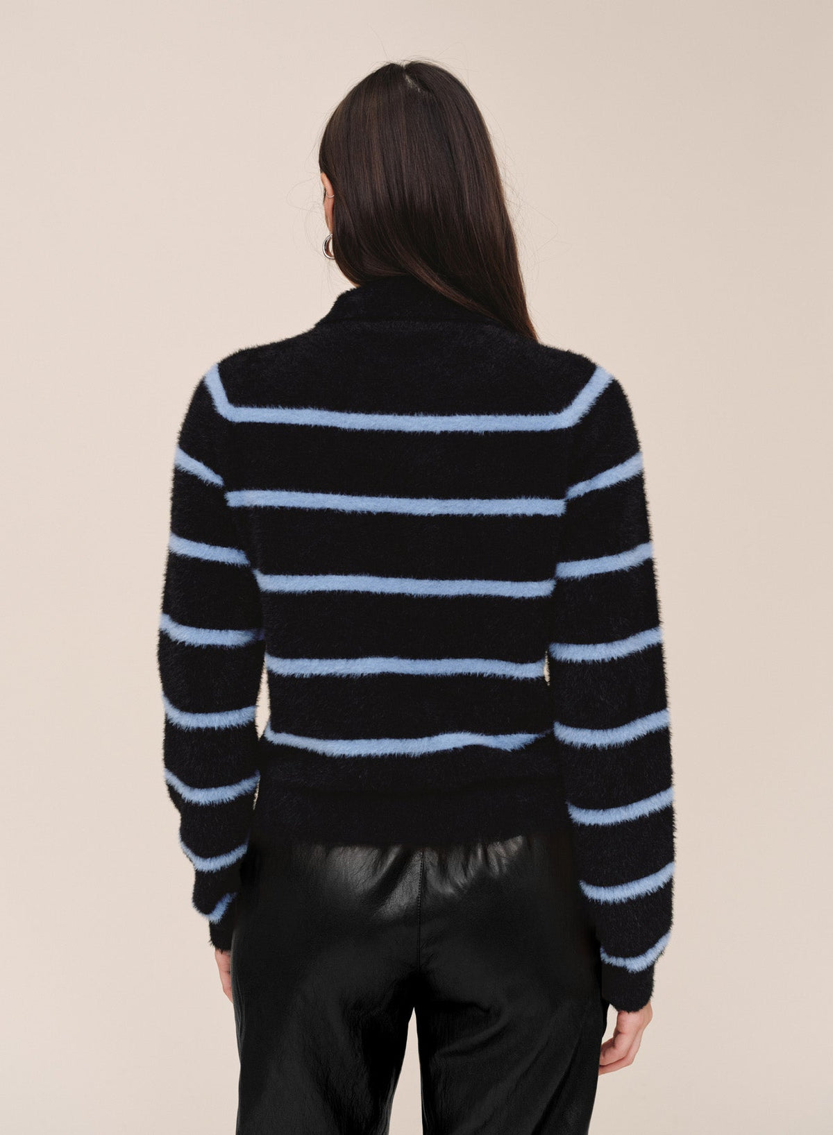 Bella DahlCollared Pullover Sweater - Nightfall StripeSweaters